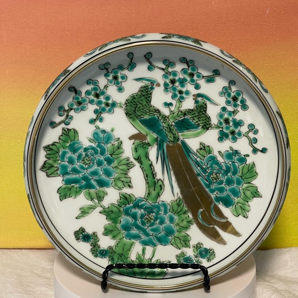 Gold Imari Japanese Porcelain Plate Vintage - Picture 1 of 5